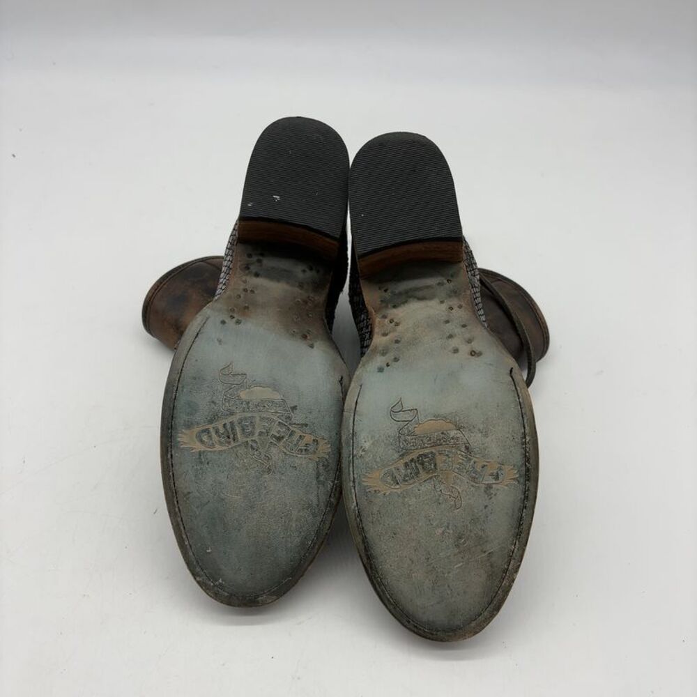 Freebird by Steven Snake-Effect Leather Ankle Boots - Picture 9 of 9